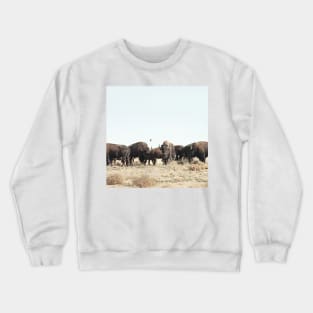 American Buffalo Bison Crewneck Sweatshirt